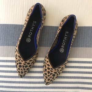 ROTHY’S Pointed Leopard Flat - SIZE 7.5